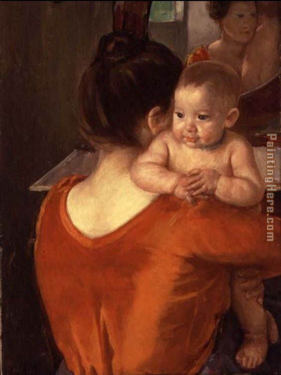 Mother and Child 1900 painting - Mary Cassatt Mother and Child 1900 art painting